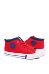Men's Cross Jeans High Material Sneakers Red DD1R4059