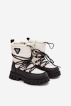 Children's White Snow Boots Adelisse