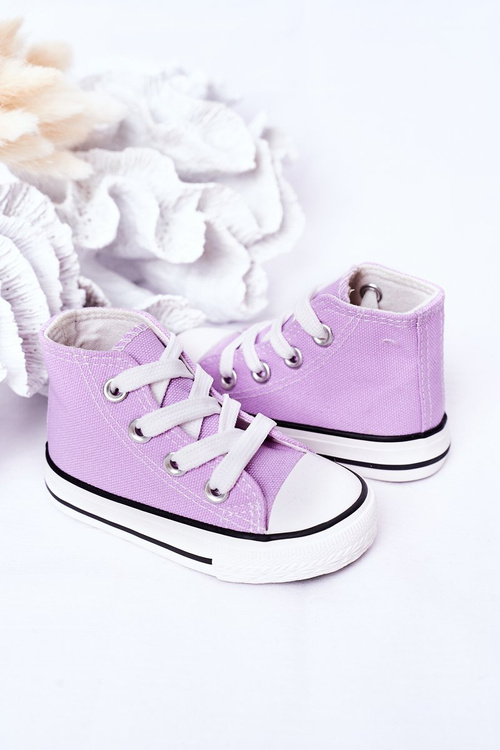 Children's High Sneakers Purple Filemon