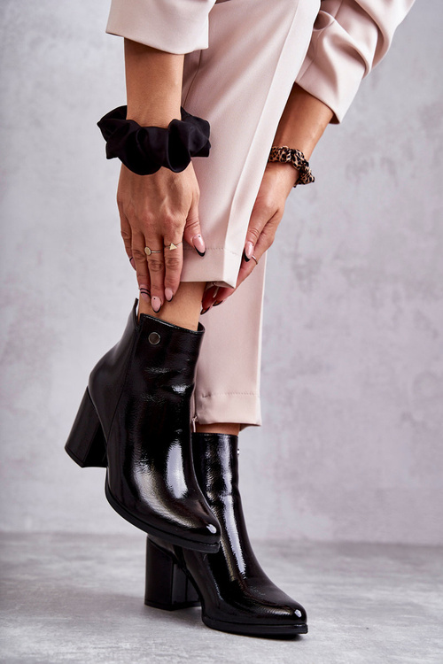 Women's Lacquered Boots La.Fi 260039B-LA Black