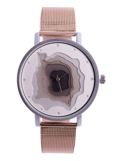 Damski Zegarek Michael John Cratos Różowe Złoto