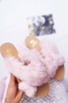 Women's Furry Flip Flops Lu Boo Pink