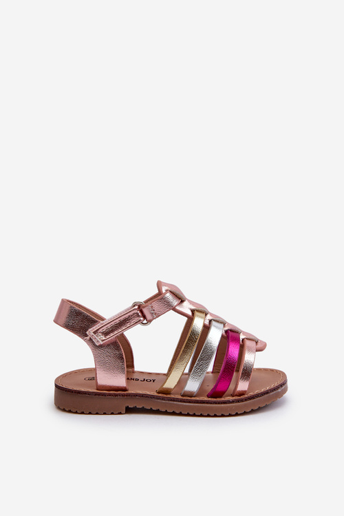 Children's Gladiator Sandals with Velcro in Multicolor Radovia