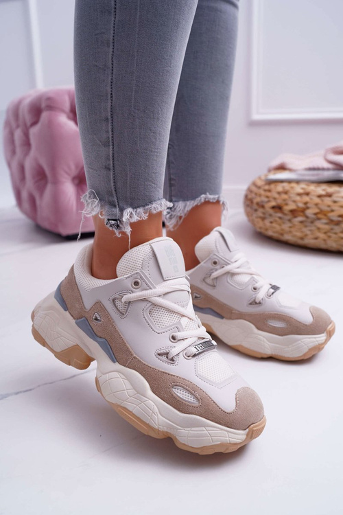 Women's Athletic Footwear Big Star by Daniel Lopez Beige FF274429