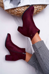 Women's Heeled Boots Sergio Leone Maroon BT520