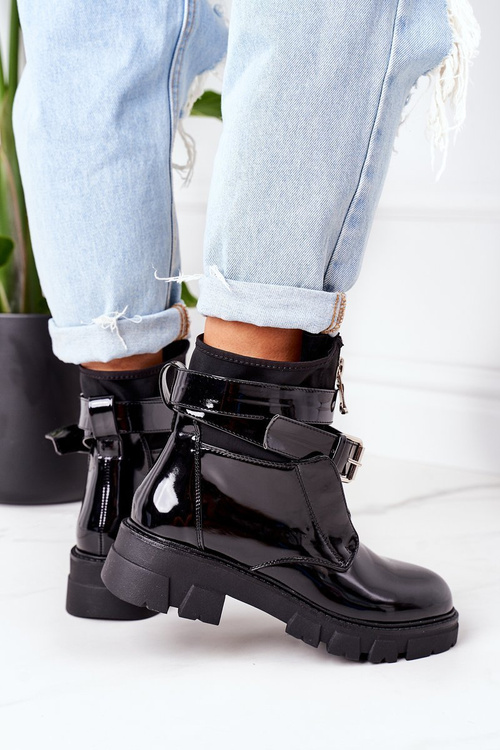 Women's Insulated Boots Black Not Realy