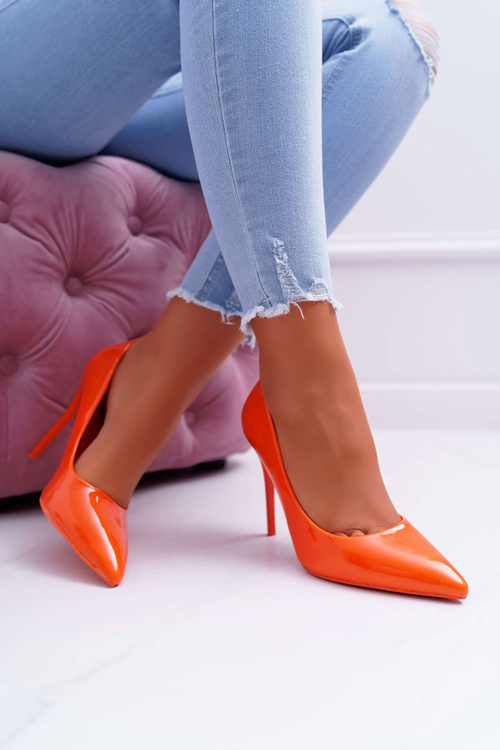 Women's Orange Yanna Stilettos