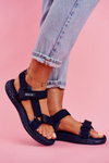Women's Sandals Big Star Navy FF274A601