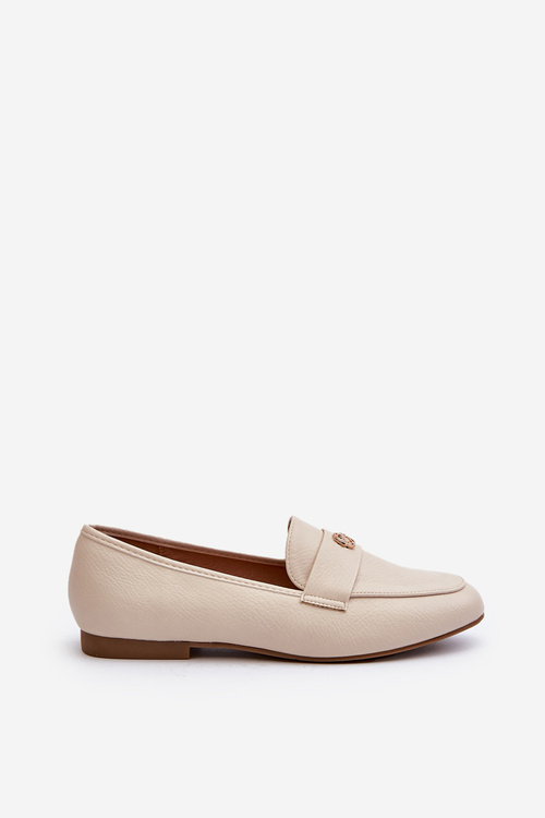 Women's Flat Heel Loafers Beige Sylvaine