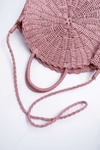 Octario Braided Handbag Pink