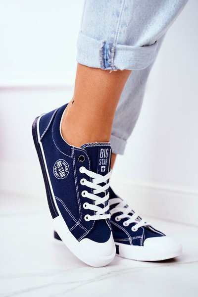 Damskie Trampki Big Star Granatowe FF274229