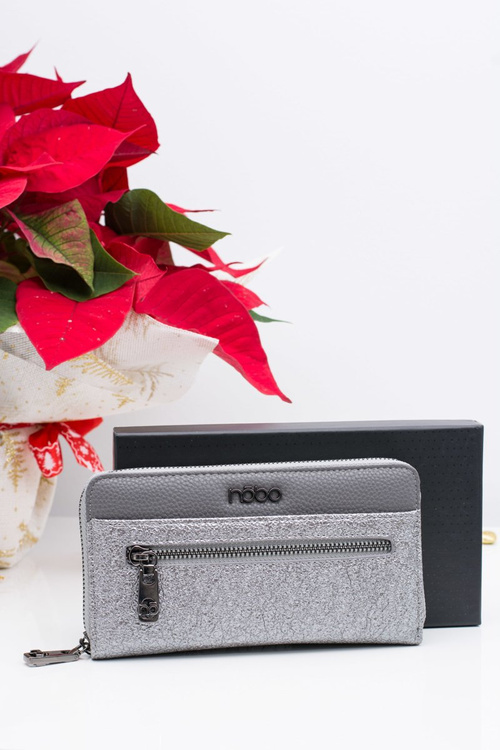 Stylish Women's Silver Grey Wallet Nobo