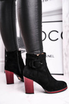 Women’s Boots On High Heel Sergio Leone Black BT533