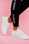 Women's Sport Shoes Slip On White La Fiesta
