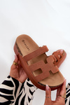 Slides On Chunky Platform Camel Daldiva