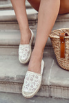 Classic Women's Espadrilles Openwork Beige Catris