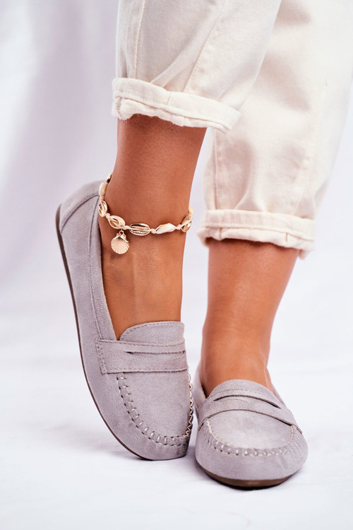 Women’s Loafers Material Grey Panay