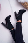 Women's Stiletto Boots Suede Black Fenem