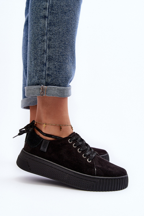 Women's sneakers Big Star NN276005 Memory Foam System Black