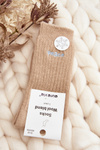 Women's Thick Socks with Bear Beige
