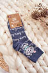 Women's Cotton Socks Hare Blue