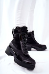Leather boots Black Meridiah 