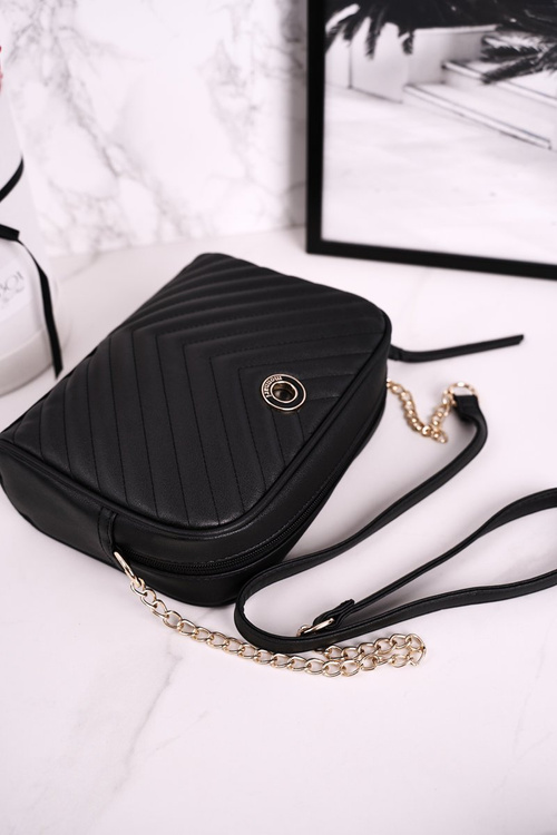 Women's Clutch Bag MONNARI BAG0202-020 Quilted Black