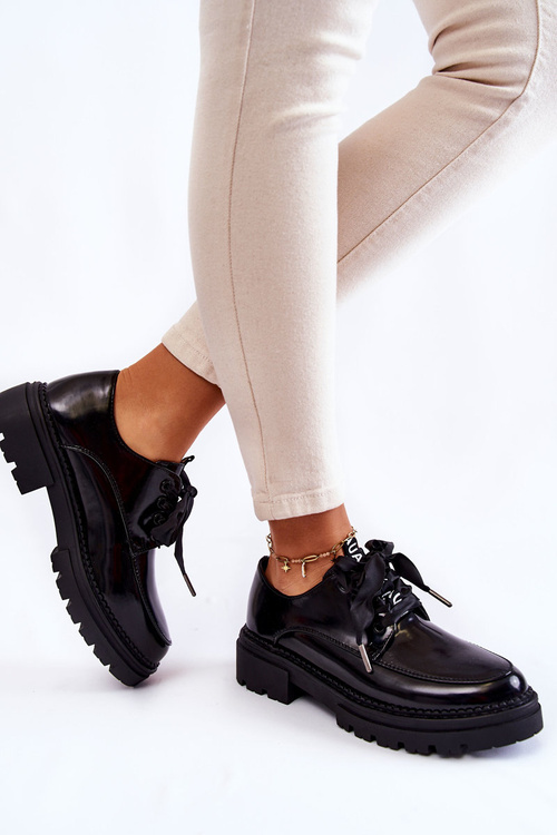 Women's Lacquered Shoes La.Fi 210004B-NL Black