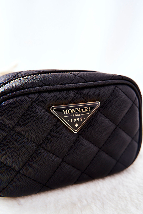 Mała Kosmetyczka Pikowana Monnari CSM0050-020 Czarna