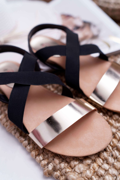 Women's Elegant Gold Carme Sandals