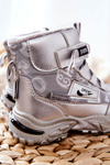 Insulated Snow Boots Silver Erila