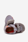 Children's slippers Milami with Velcro gray Reathiana