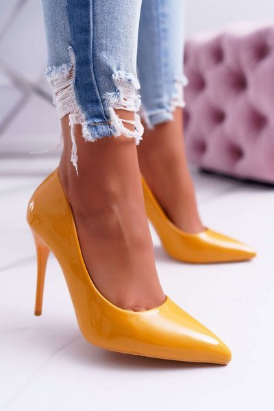 Women's Yellow Yanna Stilettos