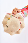 Children's Hat With Belt Beige Simon