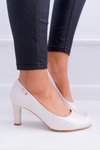 Women's Sergio Leone Beige Pearl pumps Orsola