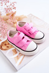 Children's Sneakers With Velcro Pink Bernie