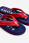 Men's Flip Flops Big Star LL174613 Navy Blue