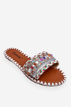 Women's Embellished Slippers White Bellisa