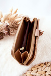 Large Women's Wallet With Extra Wallets Beige