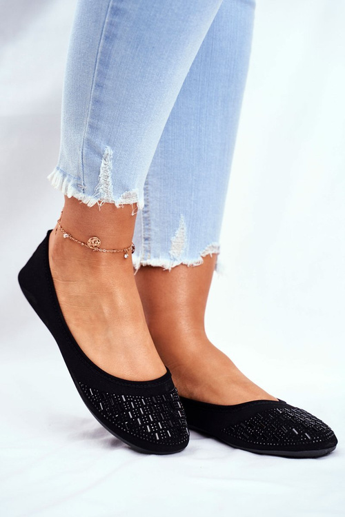 Women’s Ballerinas Black Amantero