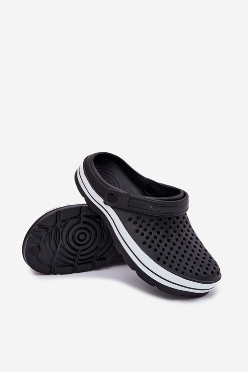 Men's Foam Slippers Black Maravena