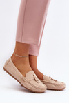 Women's Classic Suede Moccasins Beige Ontala
