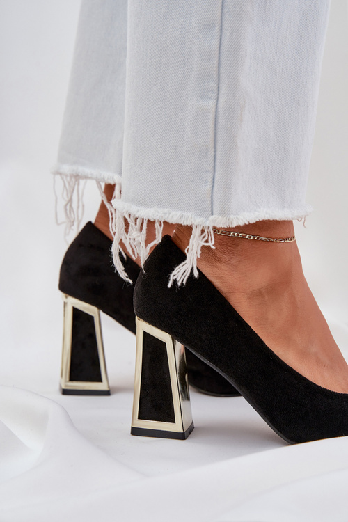 Elegant Stiletto Heels Black