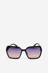 Women's Gradient Sunglasses UV400 Black-Blue