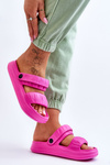 Foam Slide Sandals Fuchsia Lirell