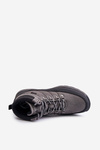 Ocieplane Męskie Buty Trekkingowe Szare Lee Cooper LCJ-24-03-3033M