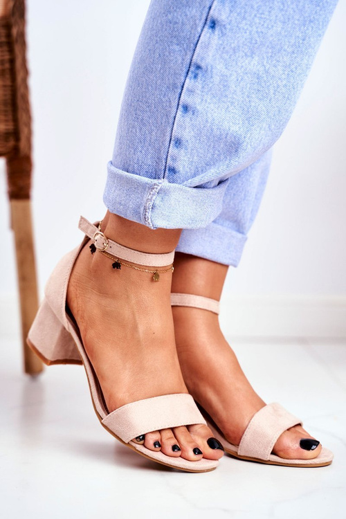 Women's Sandals Eco-Suede Beige Oh Baby!