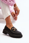 Black Women's Loafers with Decoration Gargi