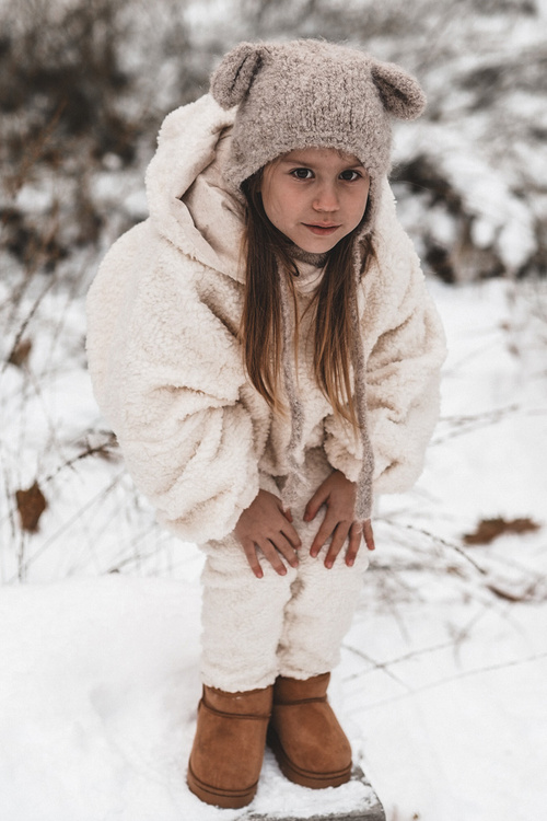 Children's Snow Boots Insulated Camel Nallita