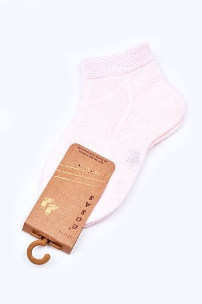 Children's Cotton Socks COSAS Pink